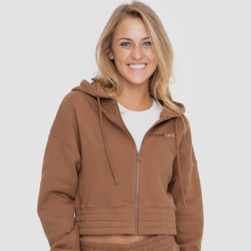 Cropped Commit [365] Zip Up Hoodie – Commit[365]